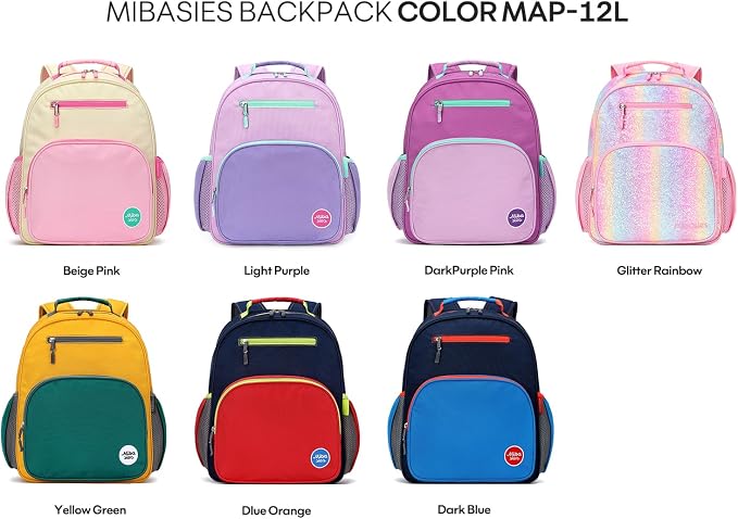 mibasies Toddler Backpack for Girls 2-4: Glitter Kids Backpacks for Girls - Image 6