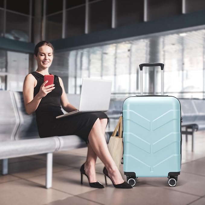 Hardside Carry On Luggage 22x14x9 Airline Approved - Image 7
