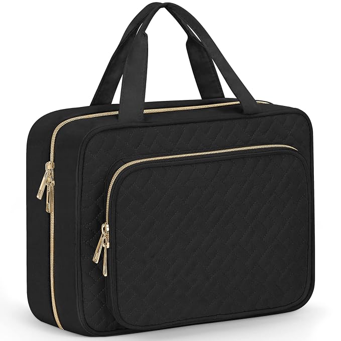 Wedama Toiletry Bag for Women, Large Cosmetic Travel Bag, Hanging Toiletry Bag by Wedama