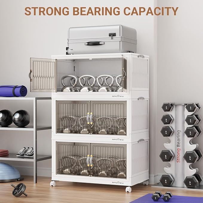BROVIEW 480Qt Stackable Storage Bins - Image 8