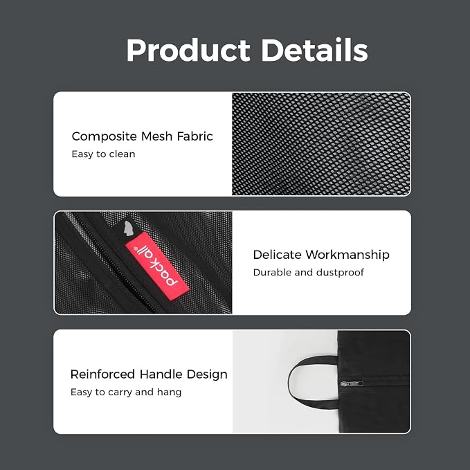 pack all Plus-Sized Shoe Bag for Travel, Water-Resistant Shoe Pouch for Gym - Image 2