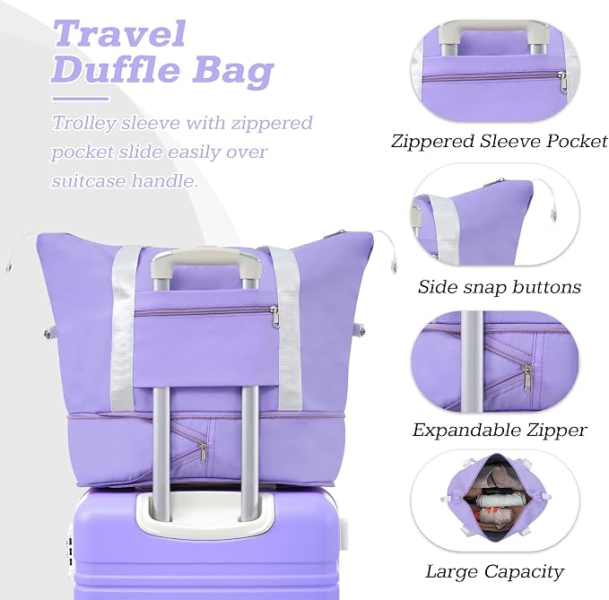 Merax Suitcase Set 28 inches Expandable Luggage - Image 4