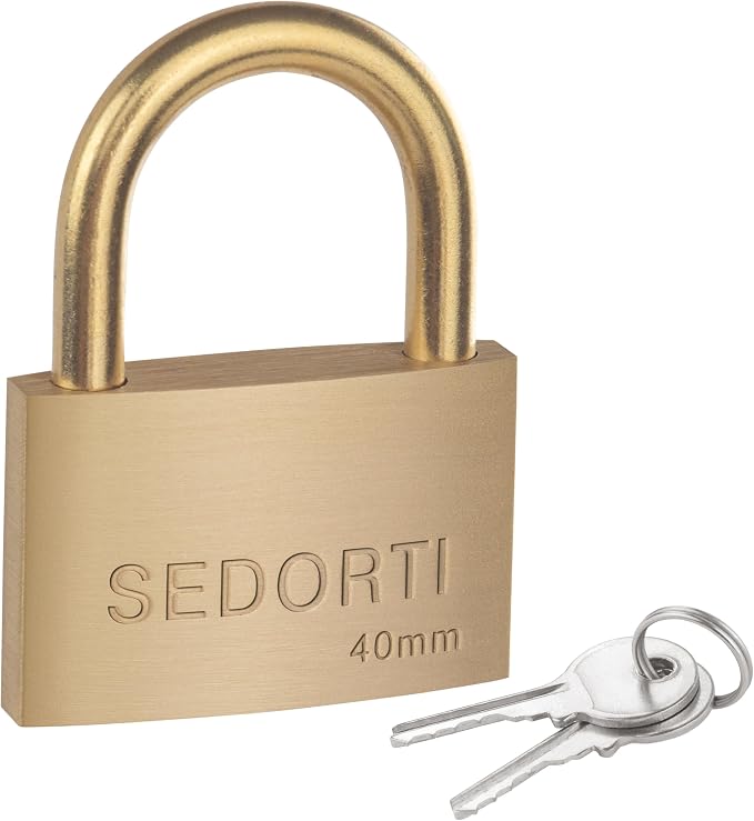Rust Proof Lock, Solid Brass Padlock - Image 2