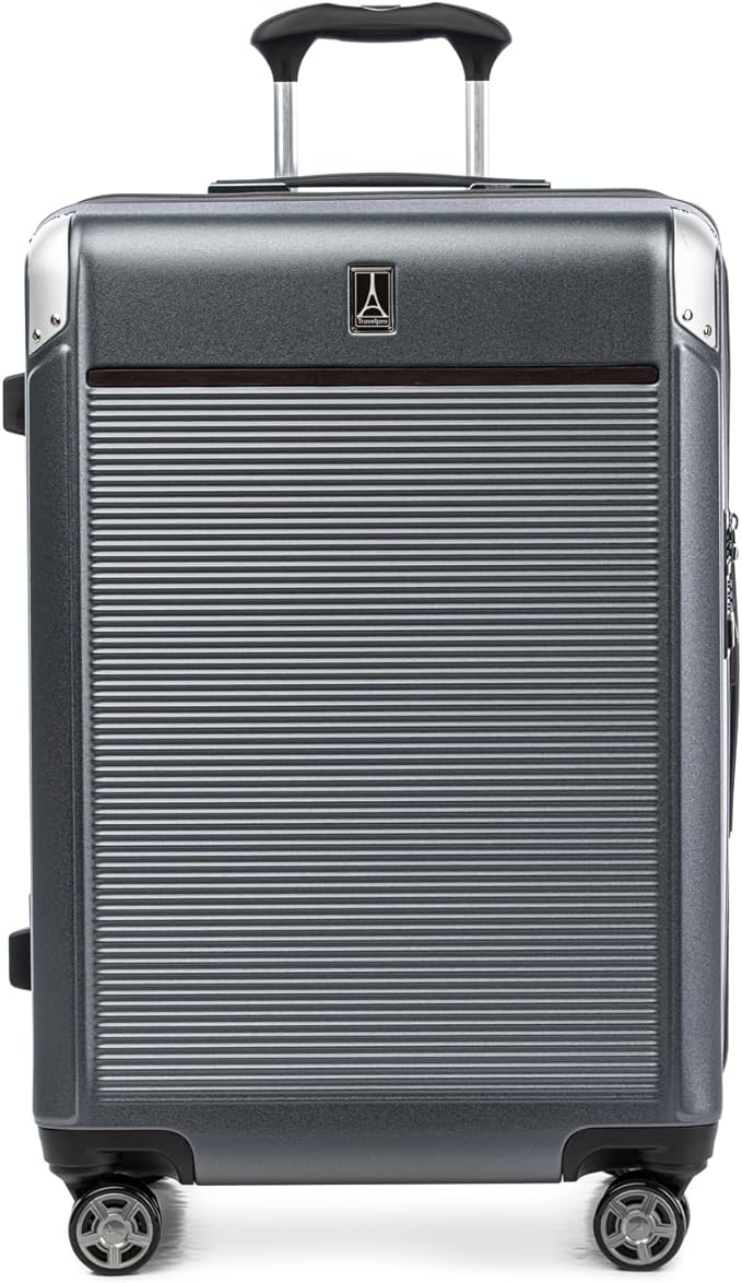 Travelpro Platinum Elite Hardside Expandable Checked Luggage, 8 Wheel Spinner by Travelpro