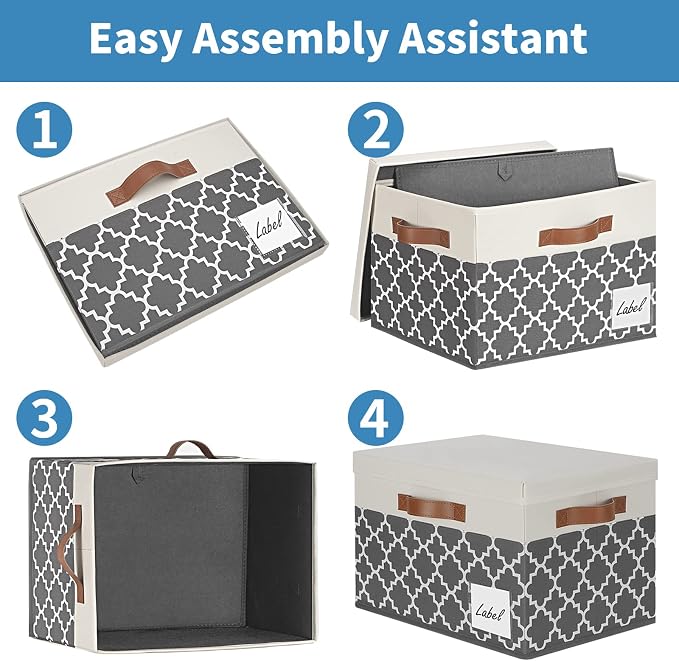 GhvyenntteS Extra Large Storage Bins - Image 5