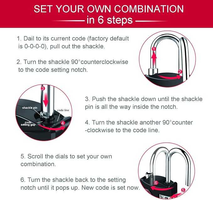 ZHEGE Travel Locks 2 Pack, TSA Locks - Image 7