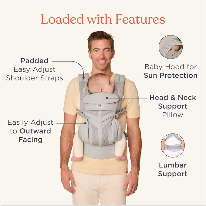 Ergobaby Omni Classic Baby Carrier Newborn to Toddler - Image 3