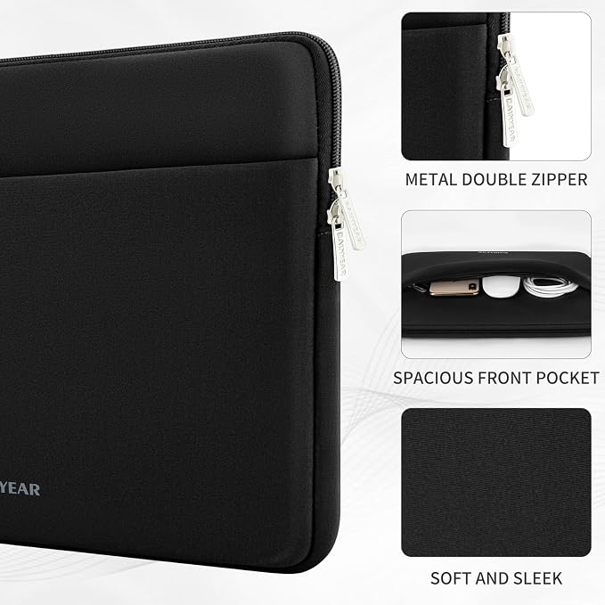 RAINYEAR Laptop Sleeve Case 13.3 Inch, Protective Portable Case - Image 2