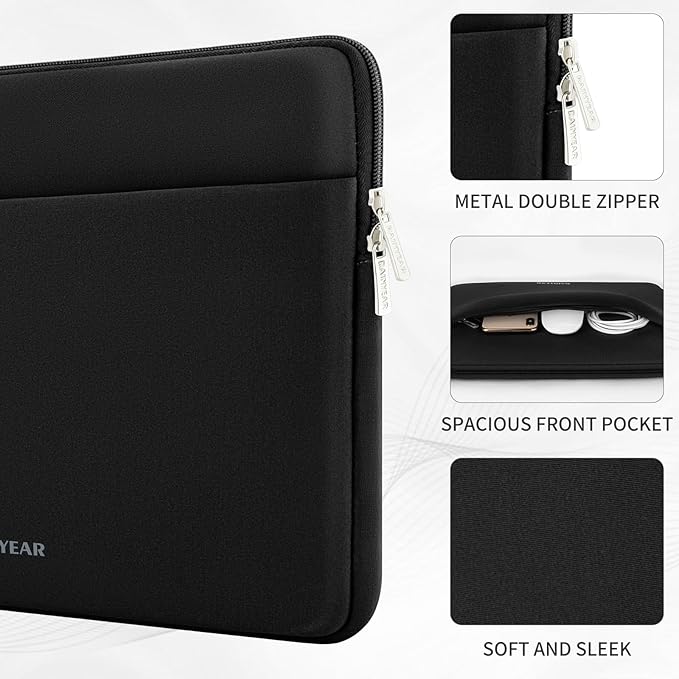 RAINYEAR Laptop Sleeve Case 17 Inch, Protective Portable Case - Image 2
