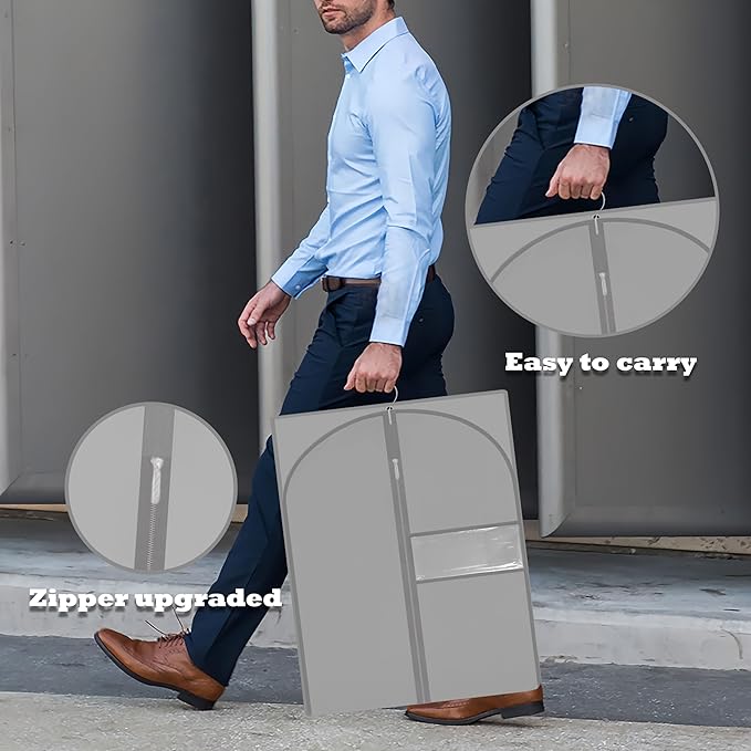 Garment Bags for Hanging Clothes, Dress Bags for Gowns Long - Image 4