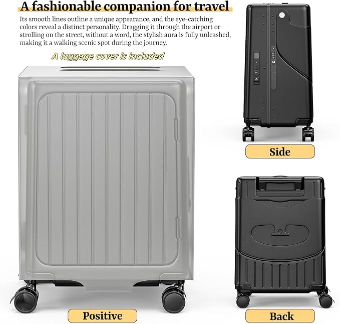 Hardshell Carry On Suitcase - Image 6