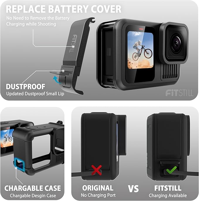 FitStill Carrying Protective Case Include 60M/196FT Underwater Waterproof - Image 7