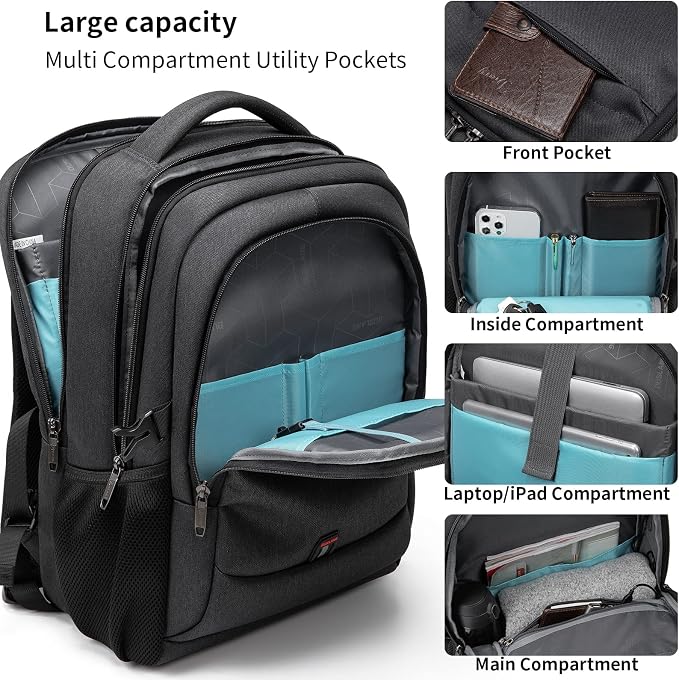 DUSLANG 17 Inch Laptop Backpack - Image 6