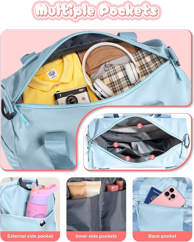 Gifts for 4 5 6 7 8 9 10 Year Old Girls-Girl Gym Bag - Image 5