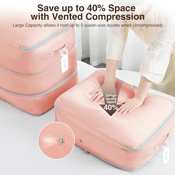 1 Pack Compression Storage Bags - 110L Large Capacity Comforter Storage Bag - Image 3