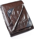 GUARD SHIELD Brown Tarp 16x20 Feet Waterproof Tarps Lightweight Camping Tarp by GUARDSHIELD
