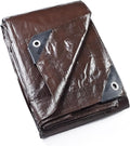 GUARD SHIELD Brown Tarp 6x6 Feet Waterproof Tarps Lightweight Camping Tarp by GUARDSHIELD