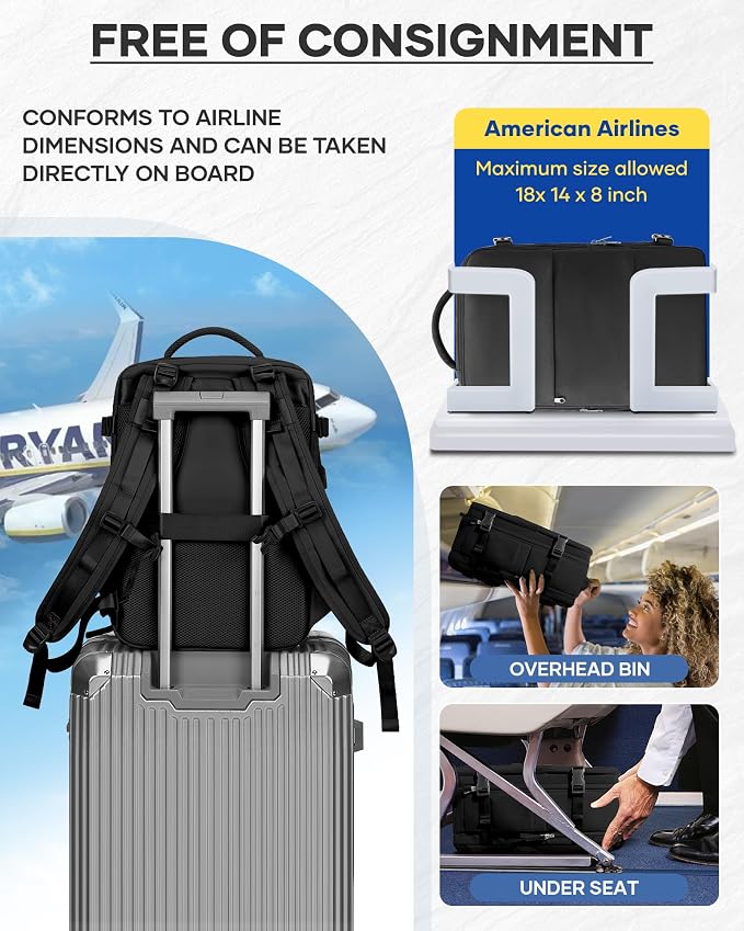 Vacuum Backpack Travel With Pump, Mochila De Viaje Compresion Al Vacio - Image 8