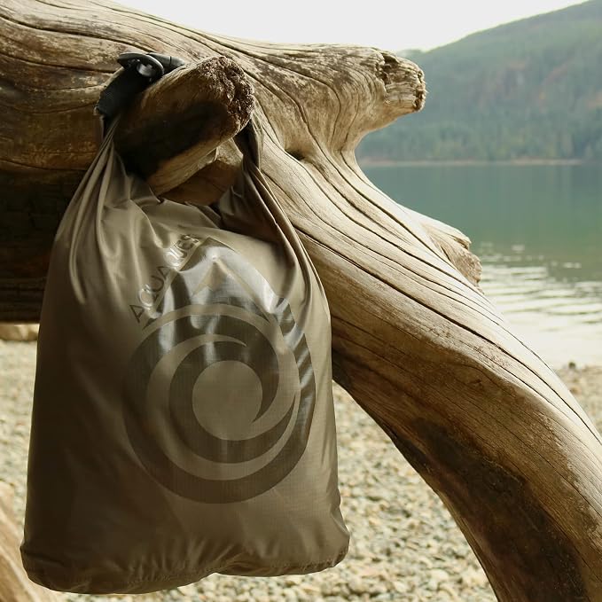 AquaQuest Rogue Dry Bag – 10L Olive Drab – 100% Waterproof Roll Top – Survival - Image 5