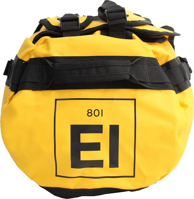 Element Equipment Trailhead Duffel Bag Shoulder Straps Waterproof Yellow Medium - Image 6
