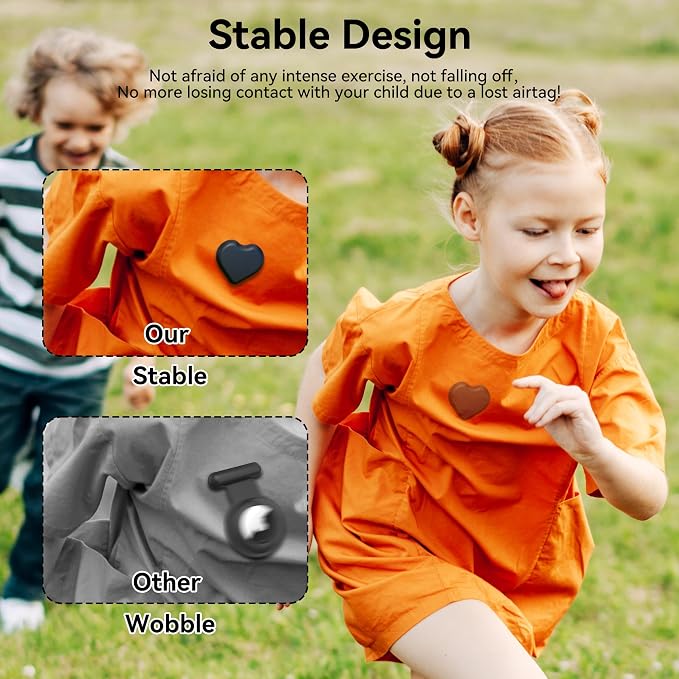 DDJ for AirTag Kids Hidden Case, 4 Pack for Apple Air Tag Tracker Holder for - Image 3