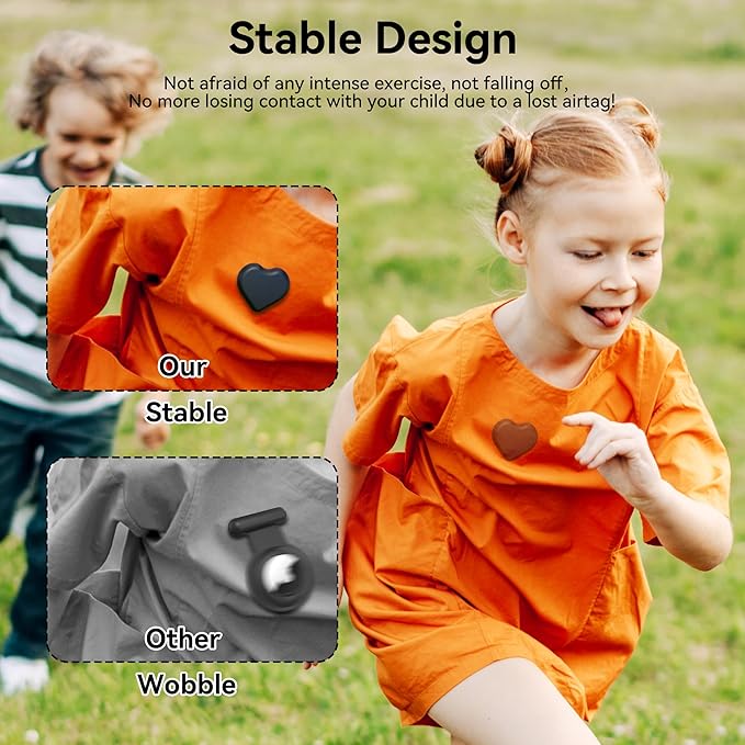 DDJ for AirTag Kids Hidden Case, 4 Pack for Apple Air Tag Tracker Holder for - Image 3
