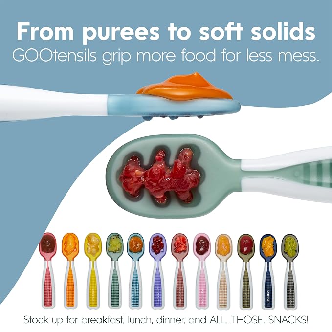 NumNum Baby Spoons Set, Baby Essentials Pre-Spoon GOOtensils - Image 6