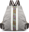 Goodhan Women Canvas Backpack Daypack Casual Shoulder Bag, Vintage Heavy-duty by Goodhan