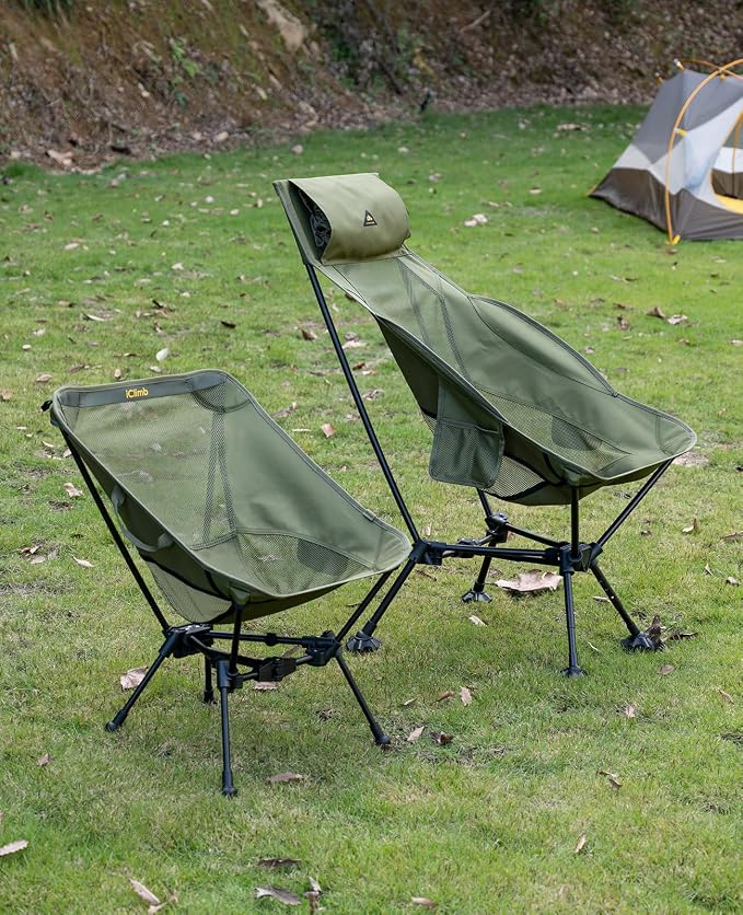 iClimb Ultralight Compact Camping Folding Beach Chair - Image 7
