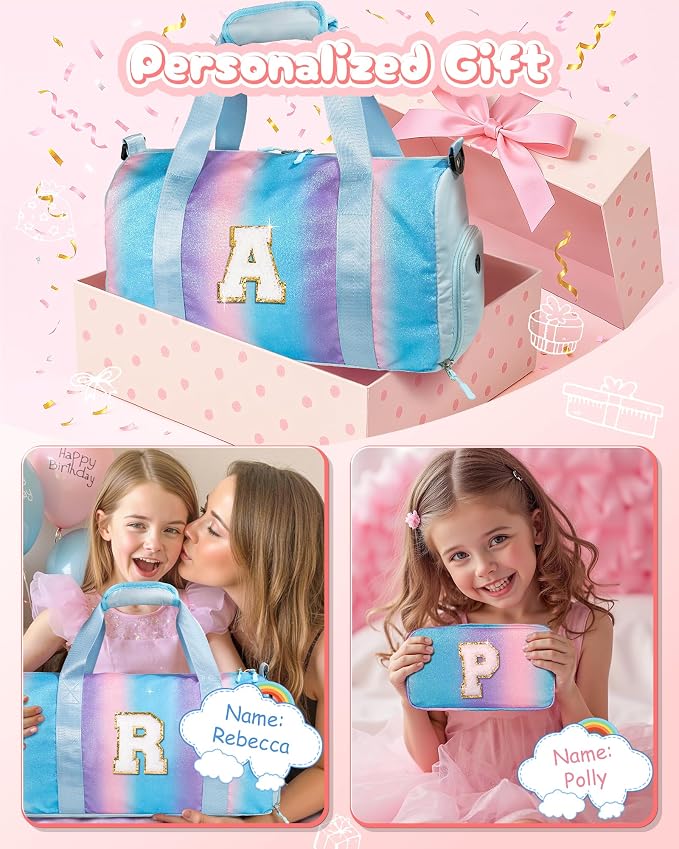 Gifts for 4 5 6 7 8 9 10 Year Old Girls-Girl Gym Bag - Image 2