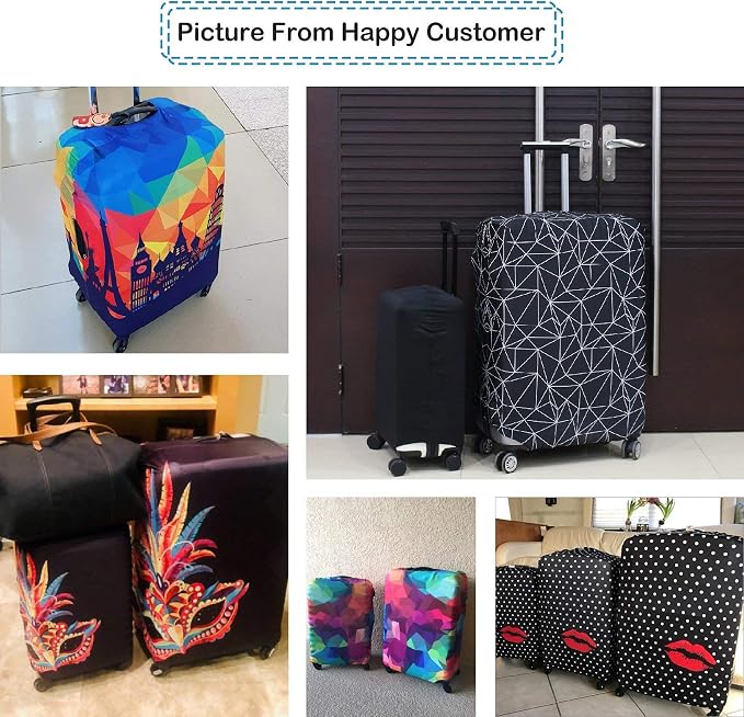 Explore Land Travel Luggage Cover Suitcase Protector Fits 18-22 Inch Case - Image 7