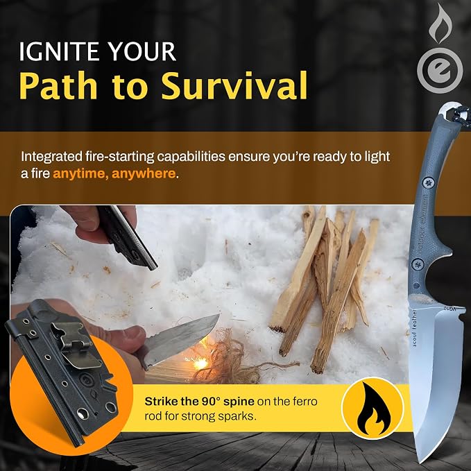 Scout Feather - Fixed Blade Survival Knife - Image 3