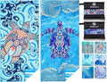 2 Pack Microfiber Lightweight Beach Towel Sand Free Quick Dry Absorbent Thin by WIDDONEN