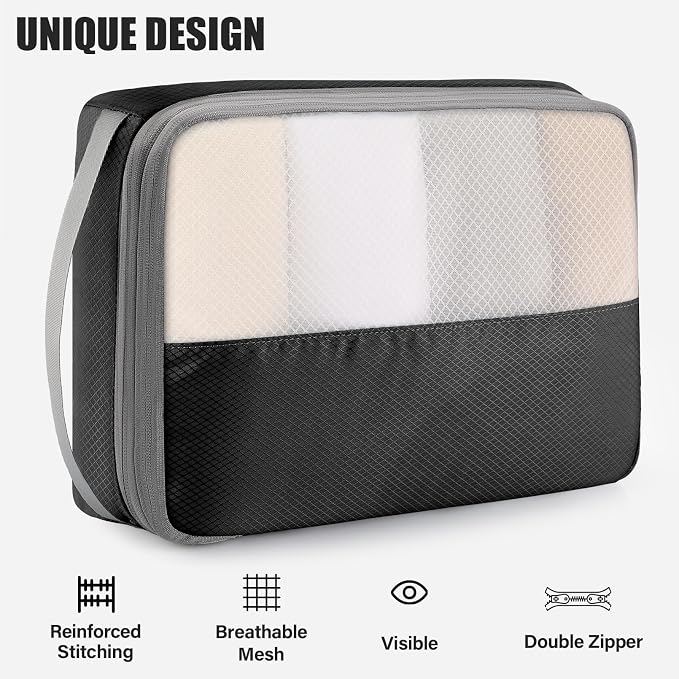 9 Set Compression Packing Cubes - Image 4