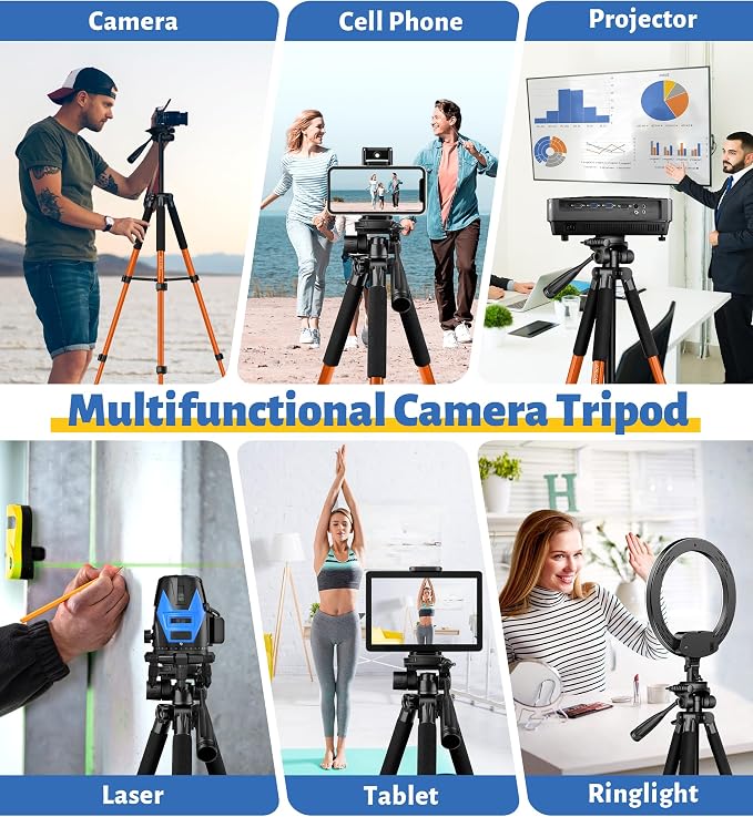 JOILCAN Tripod for Camera, Phone Tripods for Video Recording Photo Vlog - Image 4