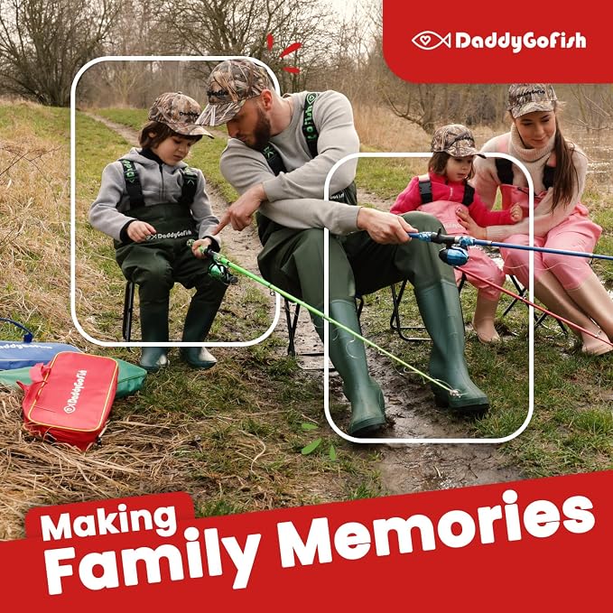 DaddyGoFish Kids Fishing Pole - Image 7