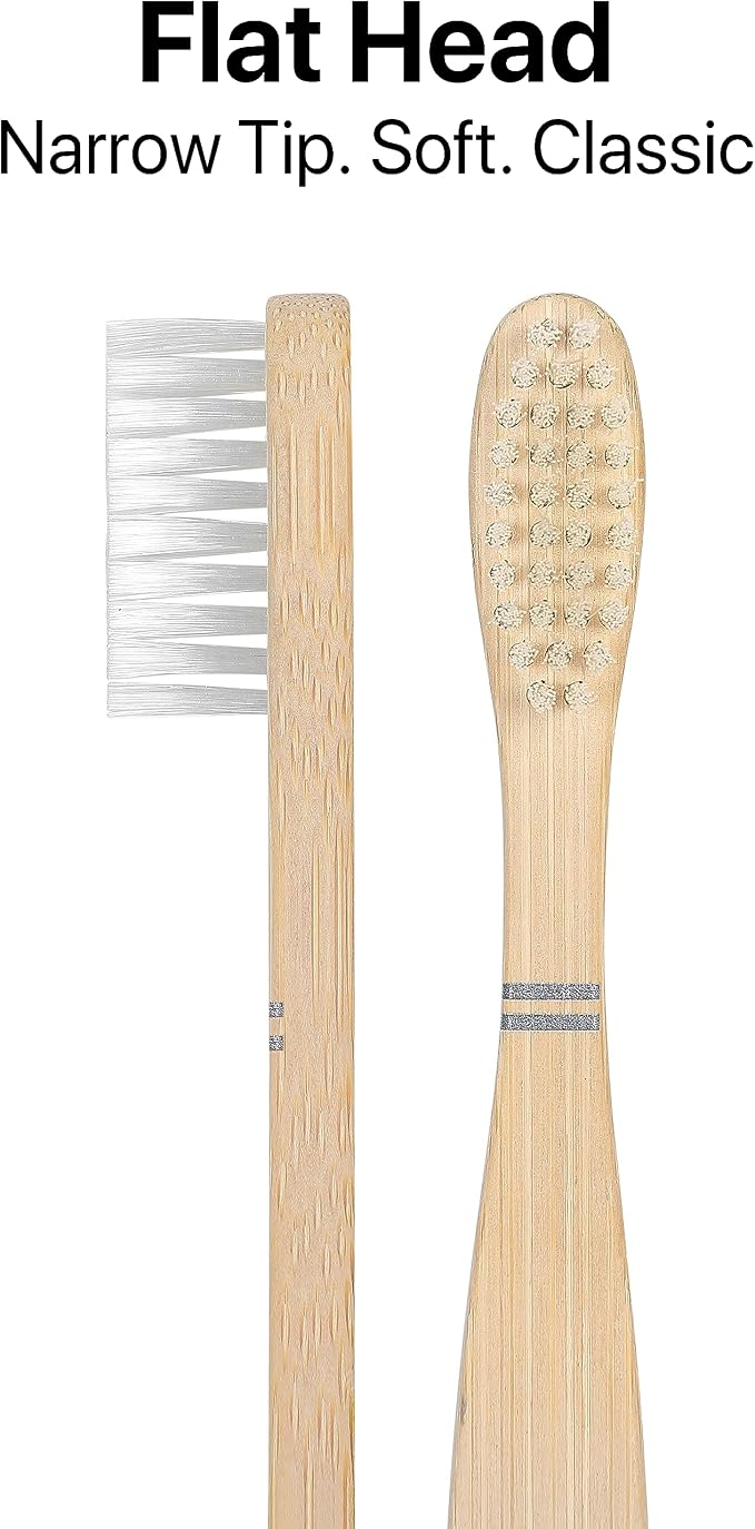Sea Turtle Plant-Based Bristles, Bamboo Toothbrushes, Soft Natural Toothbrush - Image 4