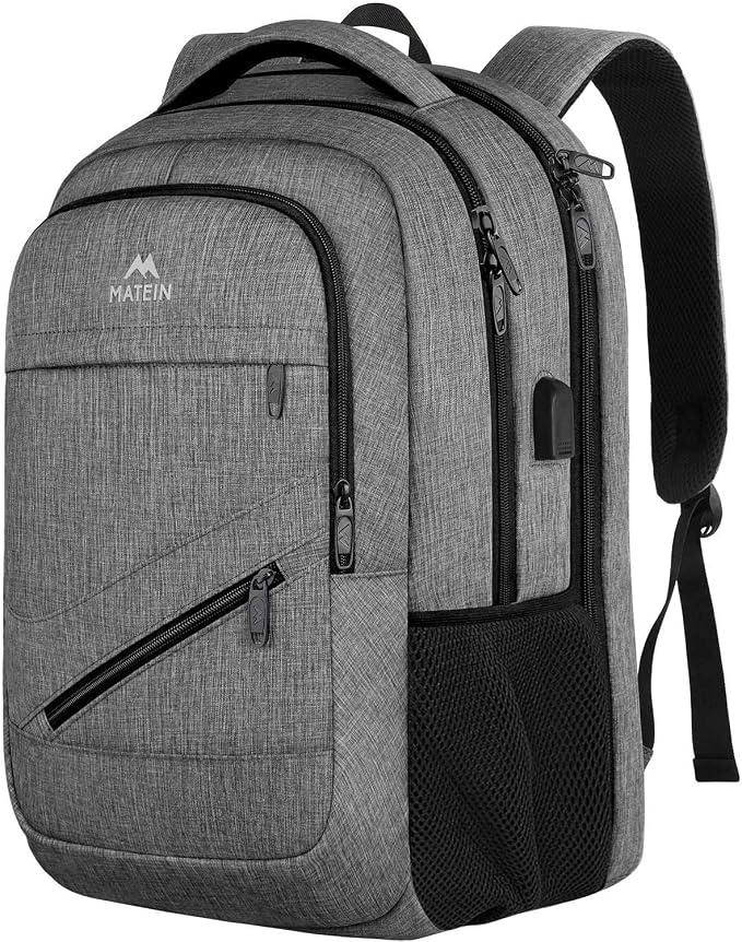 MATEIN 15.6 Inch Student Laptop Backpack, 20 L Airline Personal Item College by MATEIN