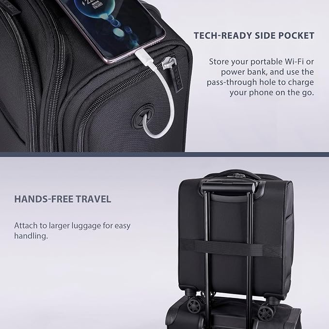 Verage Underseat Carry On Luggage - Image 6