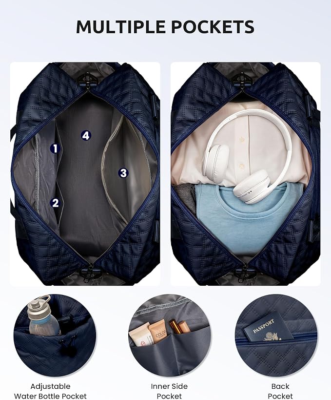 Gifts for Granddaughter-Initial Duffle Bag - Image 5