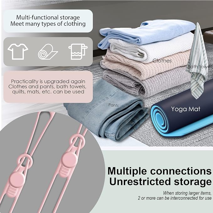 Nearockle Silicone Cable Ties Cord Organizer - Image 5