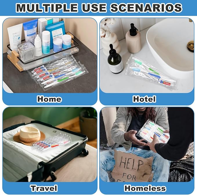 Disposable Toothbrushes with Toothpaste and Floss - Image 6