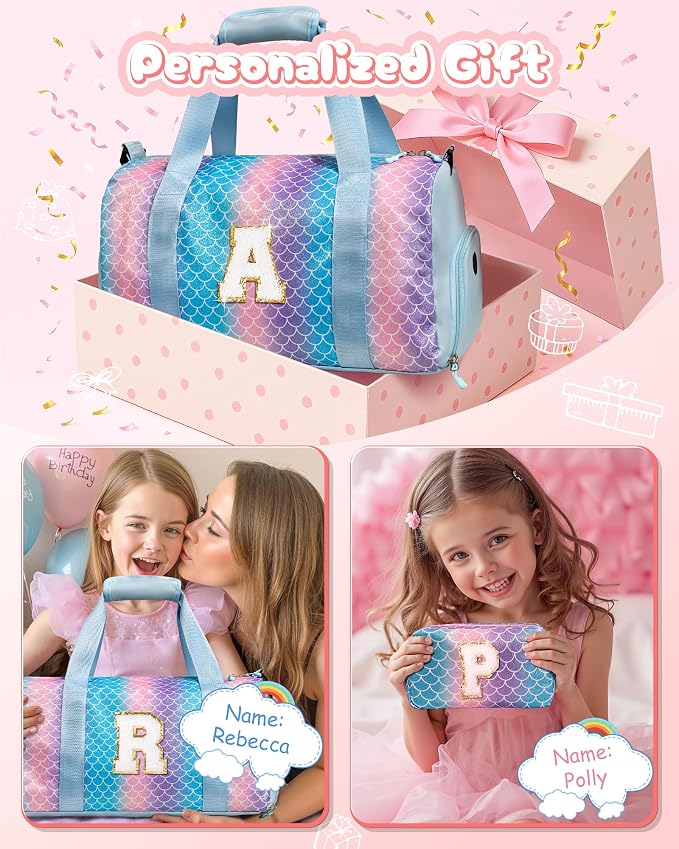 Gifts for 4 5 6 7 8 9 10 Year Old Girls-Girl Gym Bag - Image 2