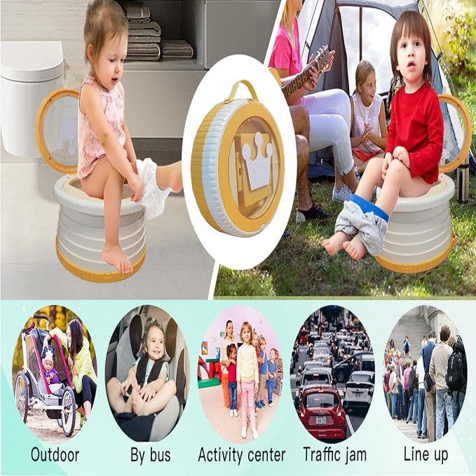 SunnySmile Portable Toilet for Kids, Portable Potty Seat for Toddler Travel - Image 3