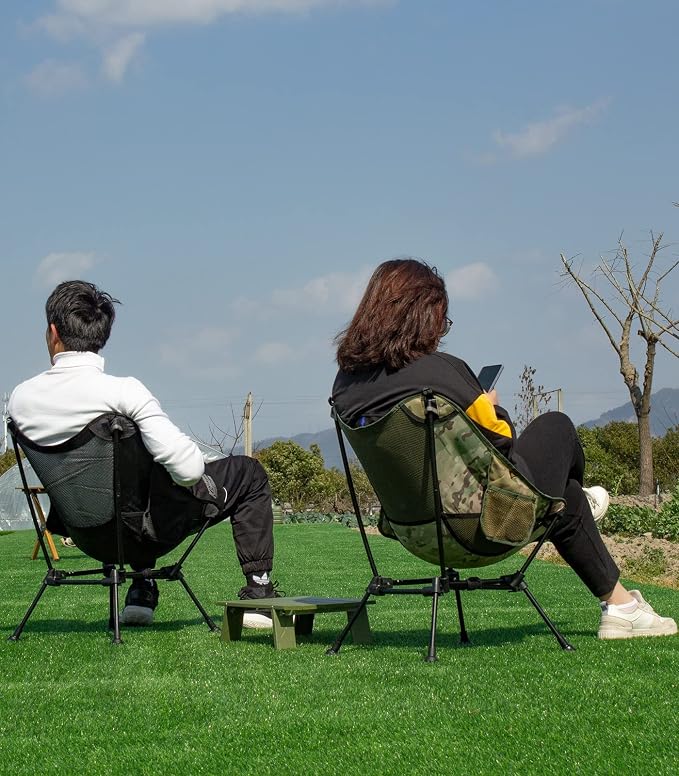 iClimb Ultralight Compact Camping Folding Beach Chair - Image 5