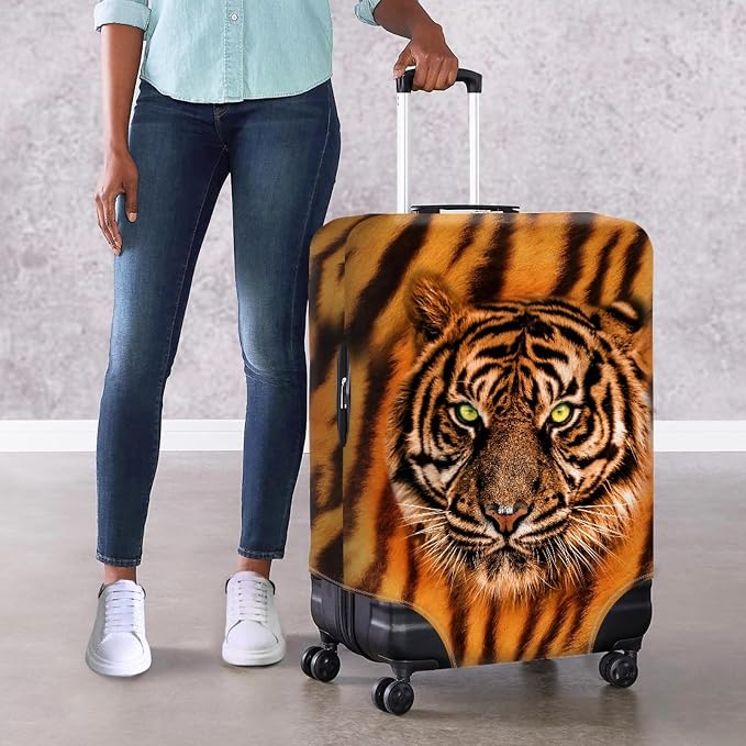 Tiger Travel Luggage Covers 30-32 Inch Spandex Suitcase Protectors - Image 4