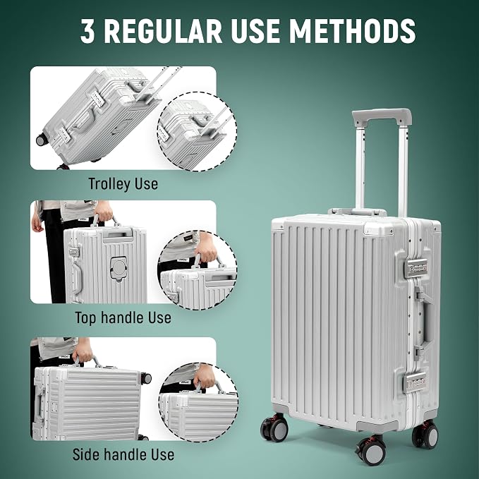 UrbanExporer 26 Inch Hardside Zipperless Luggage - Image 3
