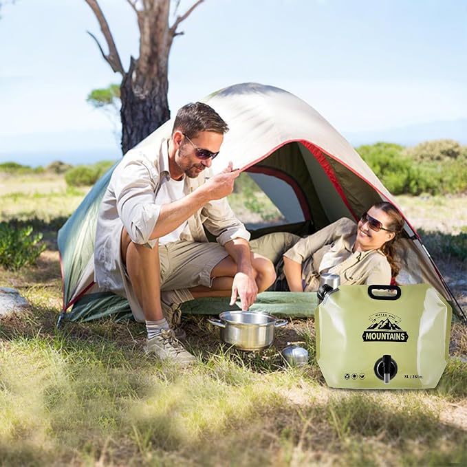 Collapsible 8L Water Storage Bag, BPA-Free Portable Folding Water Jug - Image 8