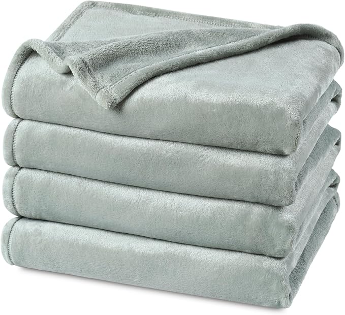 PHF Ultra Soft Fleece Blanket Queen Size, No Shed No Pilling Luxury Plush Cozy by PHF