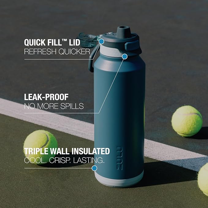 ZULU Powerfill Pro 40oz Stainless Steel Water Bottle - Image 2